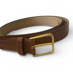 Glazed Steerhide w/Cowhide Liner Men's Belt - Size 34